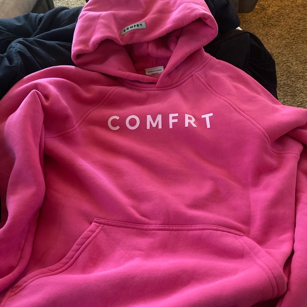 Pink COMFRT Hoodie and Sweatpants Set - Picture 3 of 6